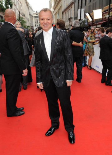 The host for the night, Graham Norton, arrives at the Philips British Academy Television Awards (BAFTA/Richard Kendal).