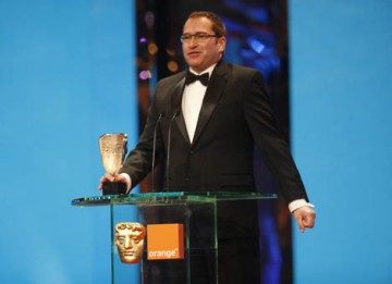 The Production Design Award is collected by Anthony Victor Zolfo for The Curious Case of Benjamin Button (BAFTA / Marc Hoberman).