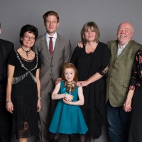 The team behind Katie Morag, winner of the Drama category at the British Academy Children's Awards in 2014, presented by James Norton