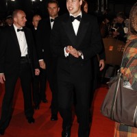 HRH Prince William walks the Orange British Academy Film Awards red carpet before his confirmation as the Academy's fifth President (BAFTA/Richard Kendal).