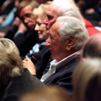 Michael Winner pays tribute to Lewis Gilbert from the audience