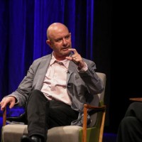 Nick Hornby on stage at his BAFTA and BFI Screenwriters' Lecture held at BAFTA 195 Piccadilly