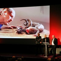 Dennis Muren, Ken Ralston and Phil Tippett discuss how inspirational Ray was to their own careers (BAFTA/Brian J Ritchie).
