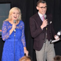 Presenters Ben Shires and Katie Thistleton at the BAFTA Kids Red Carpet Experience