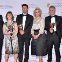 The BAFTA for Features in 2015 was presented by Amanda Abbington to Grand Designs.