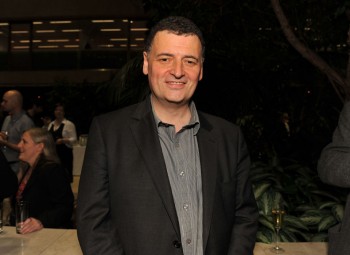 Steven Moffat at the Television Nominee’s Party 2012