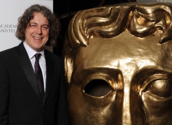TV Craft presenter Alan Davies heads backstage for a couple of photos after a successful show