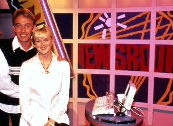 Julie & Chris presented together from October 1994 until Julie left the show in  February 1998 (Pic: BBC Photo Library)
