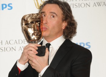 Steve Coogan won the BAFTA for Male Performance in a Comedy Programme for Michael Winterbottom's The Trip, co-starring Rob Brydon. (Pic: BAFTA/Richard Kendal)