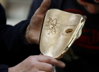BAFTA Masks being made at the New Pro Foundries in West Drayton, Middlesex. 