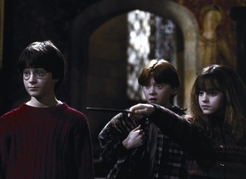 The first film introduced Harry and co. to the big screen when Daniel Radcliffe was just 12.