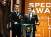 Much loved TV presenters Ant and Dec present the BAFTA Special Award. (BAFTA/Steve Butler)