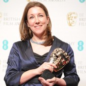 BAFTA winners and presenters in the press room backstage at the Royal Opera House for the EE British Academy Film Awards on Sun 10 Feb 2013.