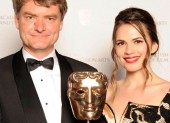 BBC Productions: Bristol, winner of the Photography Factual Award for Yellowstone (Winter) with actress Hayley Atwell