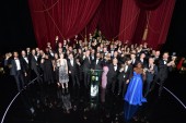Event: EE British Academy Film AwardsDate: Sun 12th February 2017Venue: Royal Opera HouseHost: Stephen Fry-Area: Winners Group Shot  
