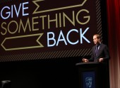 HRH The Duke of Cambridge delivers a speech to mark the launch of BAFTA's Give Something Back campaign