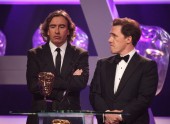 Steve Coogan and Rob Brydon step up to present the first award of the evening.