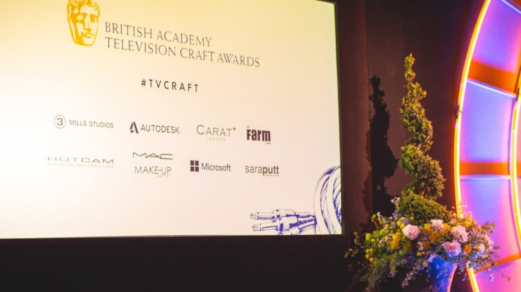 Event: British Academy Television Craft AwardsDate: Sunday 23 April 2017Venue: The Brewery, LondonHost: Stephen Mangan-Area: Branding & Set-Up