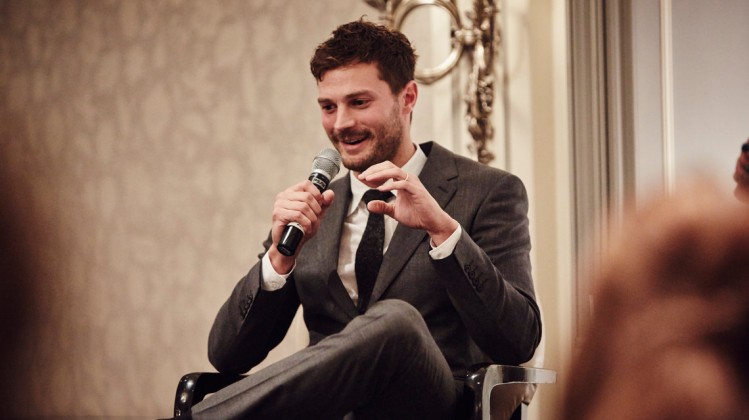 Event: Academy Circle with Jamie DornanDate: Tuesday 3 November 2015Venue: The Savoy Hotel, LondonHost: Edith Bowman-Area: INTERVIEW