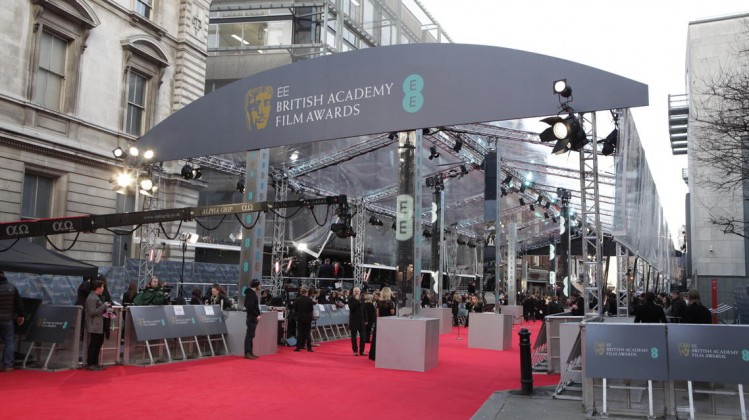 BAFTA Film Awards red carpet in 2014