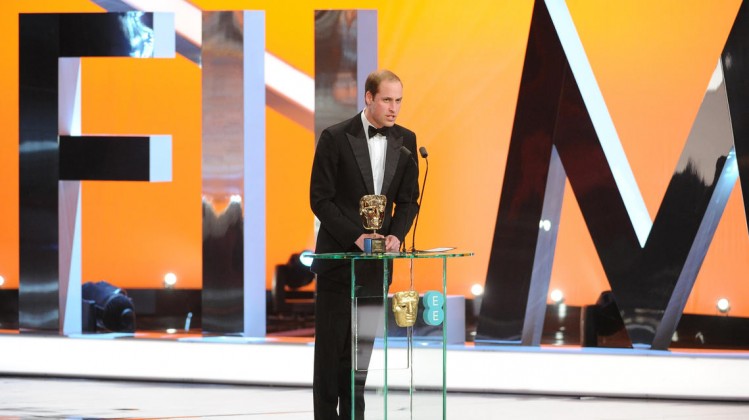 Prince William at the BAFTA Film Awards in 2014