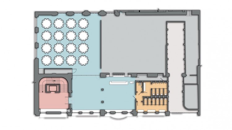195 Piccadilly - First Floor Rendered Plan