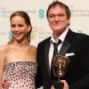 Quentin Tarantino with Jennifer Lawrence