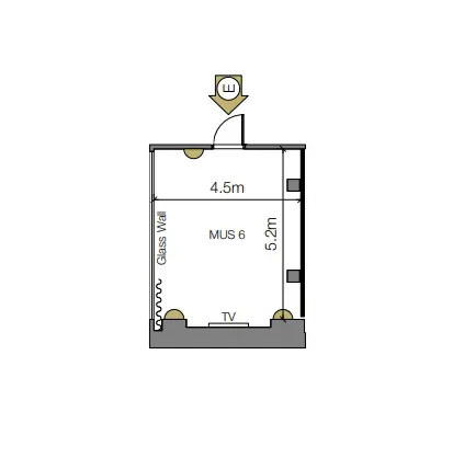 The Kenworthy Room Floorplan
