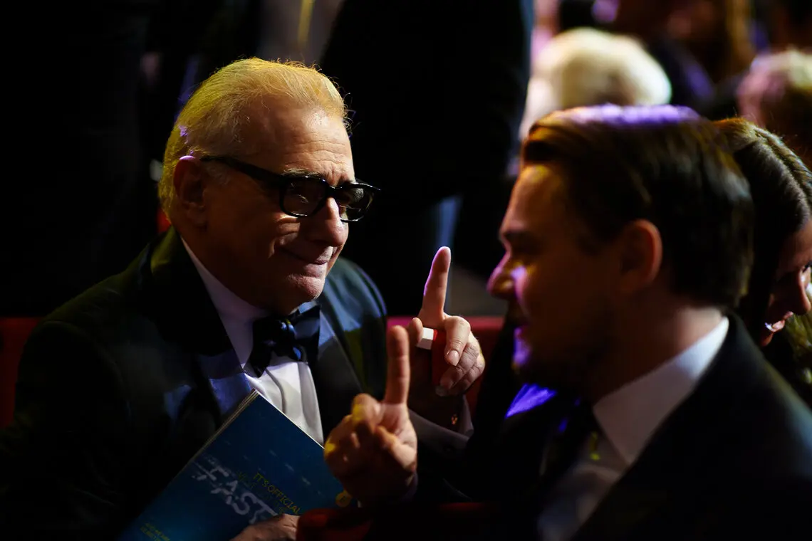 Leonardo DiCaprio and Martin Scorsese
