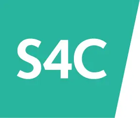S4C written in white on a teal background.