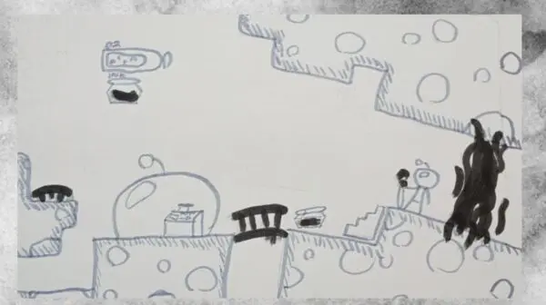 A concept design for the Inky Void game.