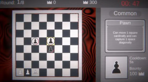 A screenshot of the RTS Chess game.
