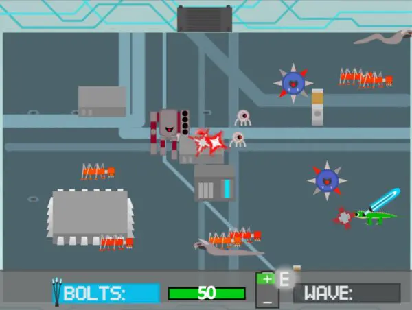 A screenshot of the Server Storm game.