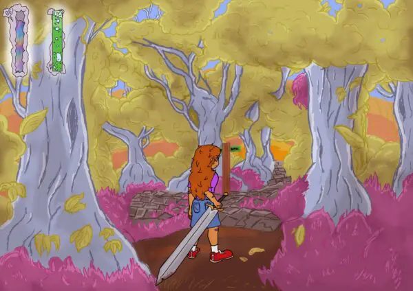 A concept design for the Warped Reality game.