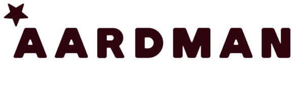 Aardman logo.