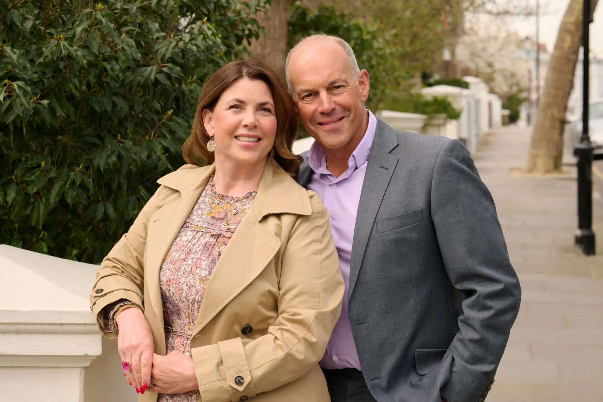 Kirstie Allsopp and Phil Spencer stood together