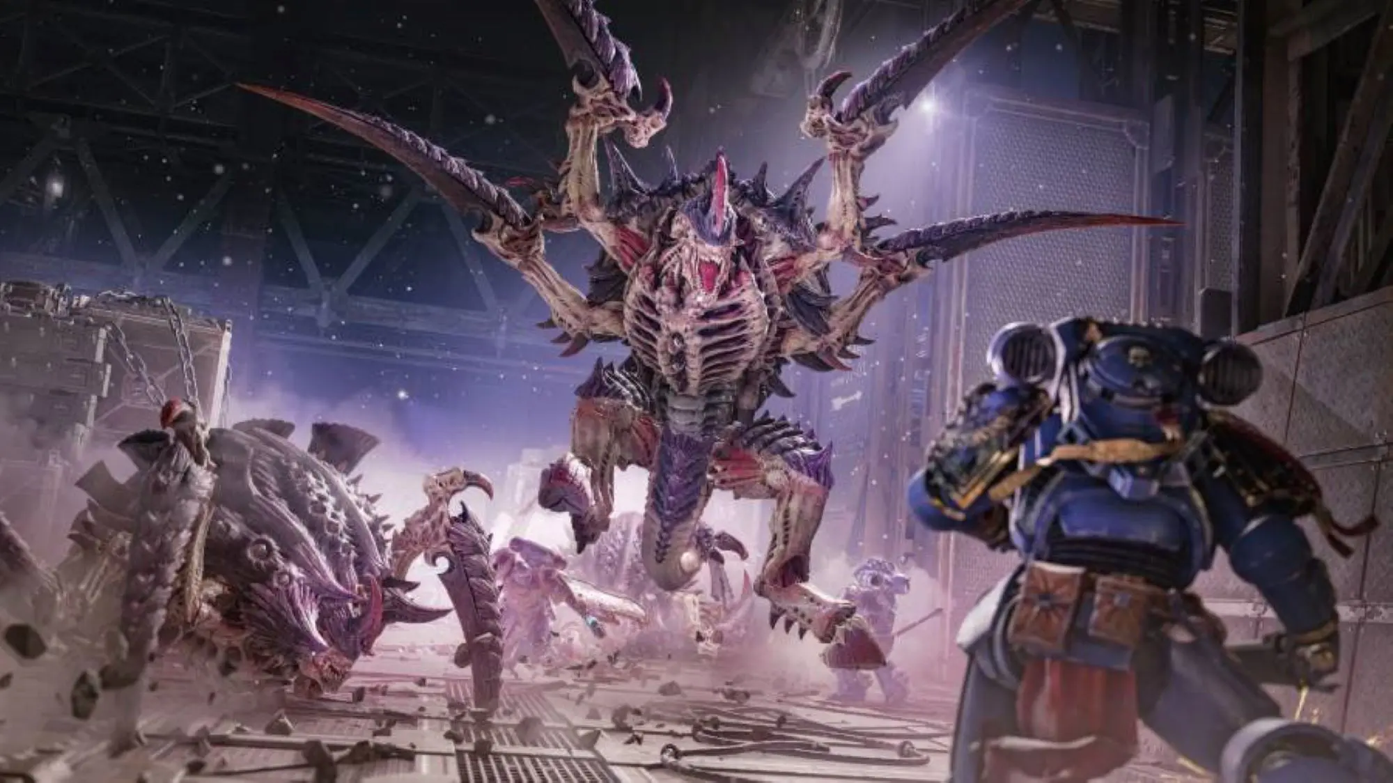 A screengrab from the game Warhammer 40,000 Space Marine 2.